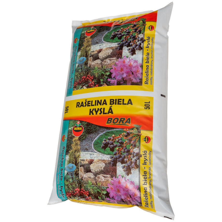 Rašelina kyslá 50l BORA 3,5-5 pH 36/P