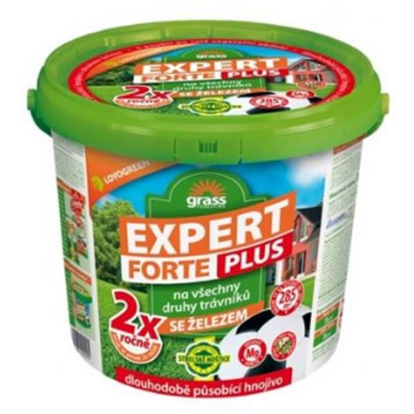 Trávnikové hnojivo EXPERT PLUS FORTE S FE 10kg 65/p