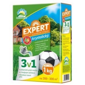 Trávnikové hnojivo EXPERT 1kg 3v1 KRYŠTALICKÉ 12/k