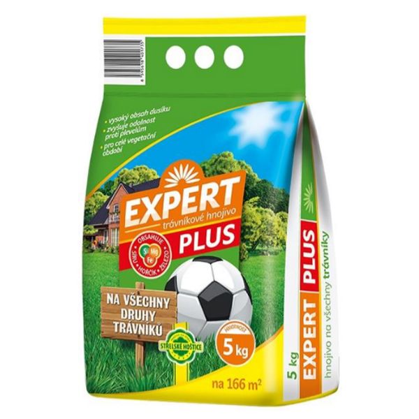 Trávnikové hnojivo EXPERT PLUS 5kg 150/p