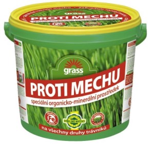 Trávnikové hnojivo PROTI MACHU 10kg vedro červené 65/p