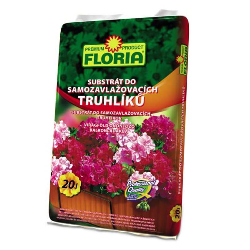 Substrát do samozavlažovacích truhlíkov 20l FLORIA 120/P*