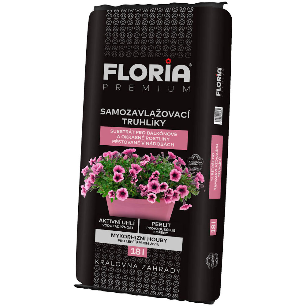 Substrát so samozavlažovacích truhlíkov 18l FLORIA PREMIUM 120/p