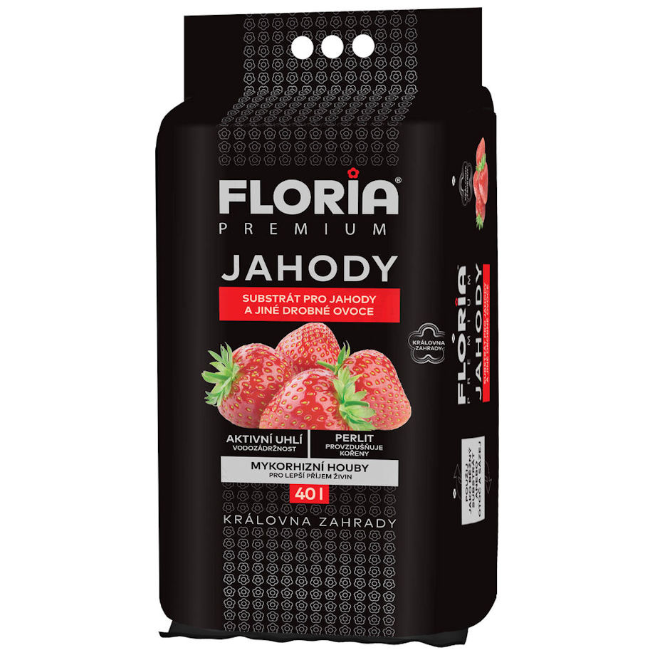 Substrát jahody "Otoč a saď" 40l FLORIA PREMIUM 72/p