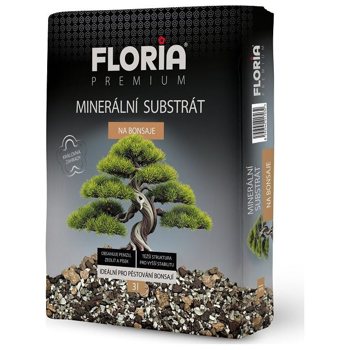 Substrát minerálny na bonsaje 3l FLORIA PREMIUM 240/p