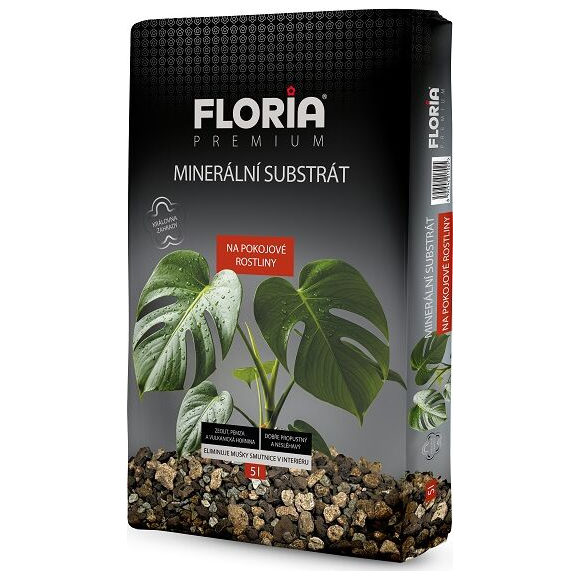 Substrát minerálny na izbové rastliny 5l FLORIA PREMIUM 156/p