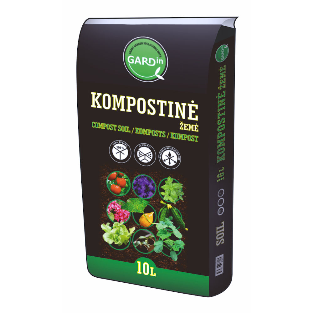 Substrát černozem s kompostom GARDIN 10l DURPETA 152/p