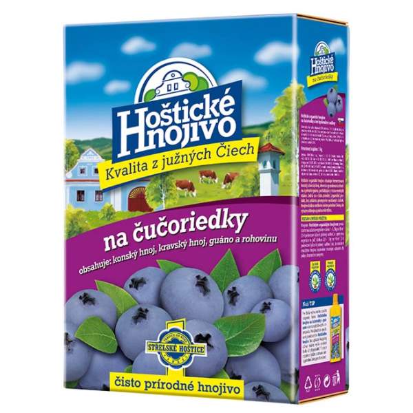 Hnojivo hoštické 1kg BORIEVKY, ČUČORIEDKY 12/k