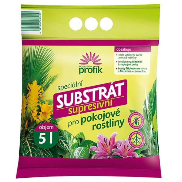 Substrát izbový 5l SUPRESÍVNY PROFÍK 180/p