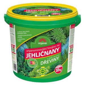 Hnojivo IHLIČNANY OKRASNÉ DREVINY 10kg vedro FORESTINA 65/p