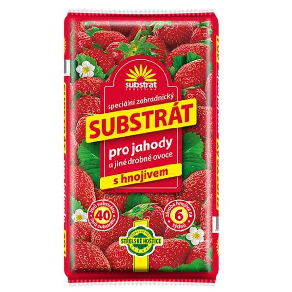 Substrát jahody a drobné ovocie 40l HOŠTICKÝ 51/p