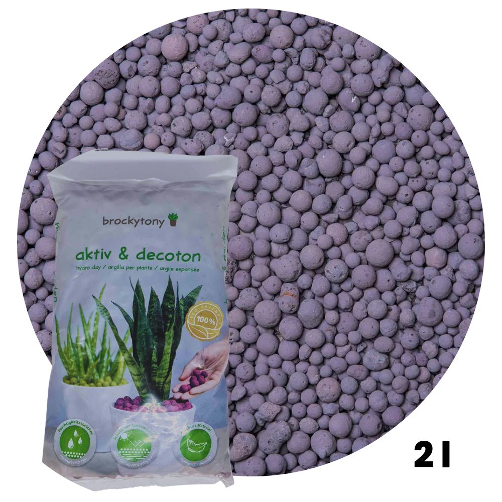 Keramzit 2l 8-16mm svetlofialový Lilac