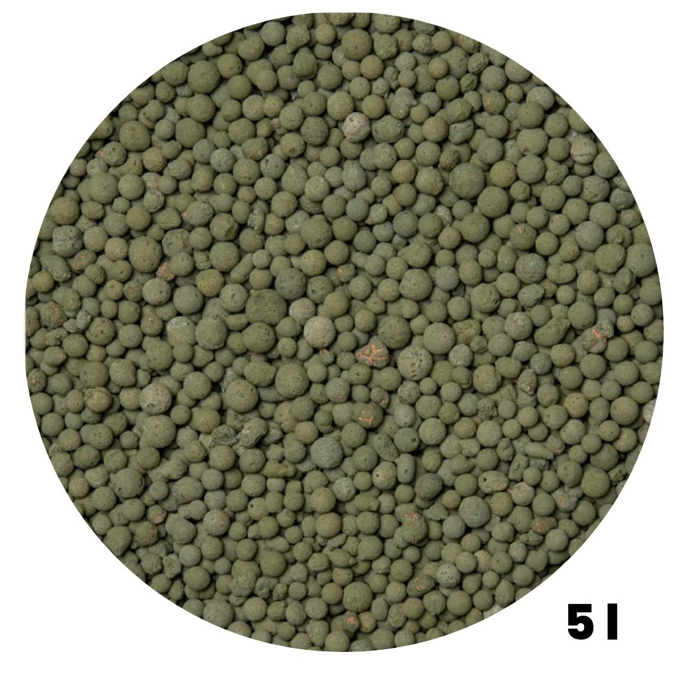 Keramzit 5l 8-16mm tmavozelený Olive