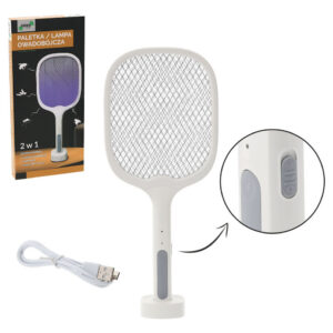 Komáre LAMPA proti hmyzu elektrická, USB nabíjanie 6 diódy