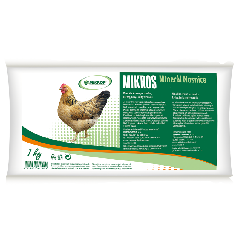 MIKROS minerál pre nosnice 1kg