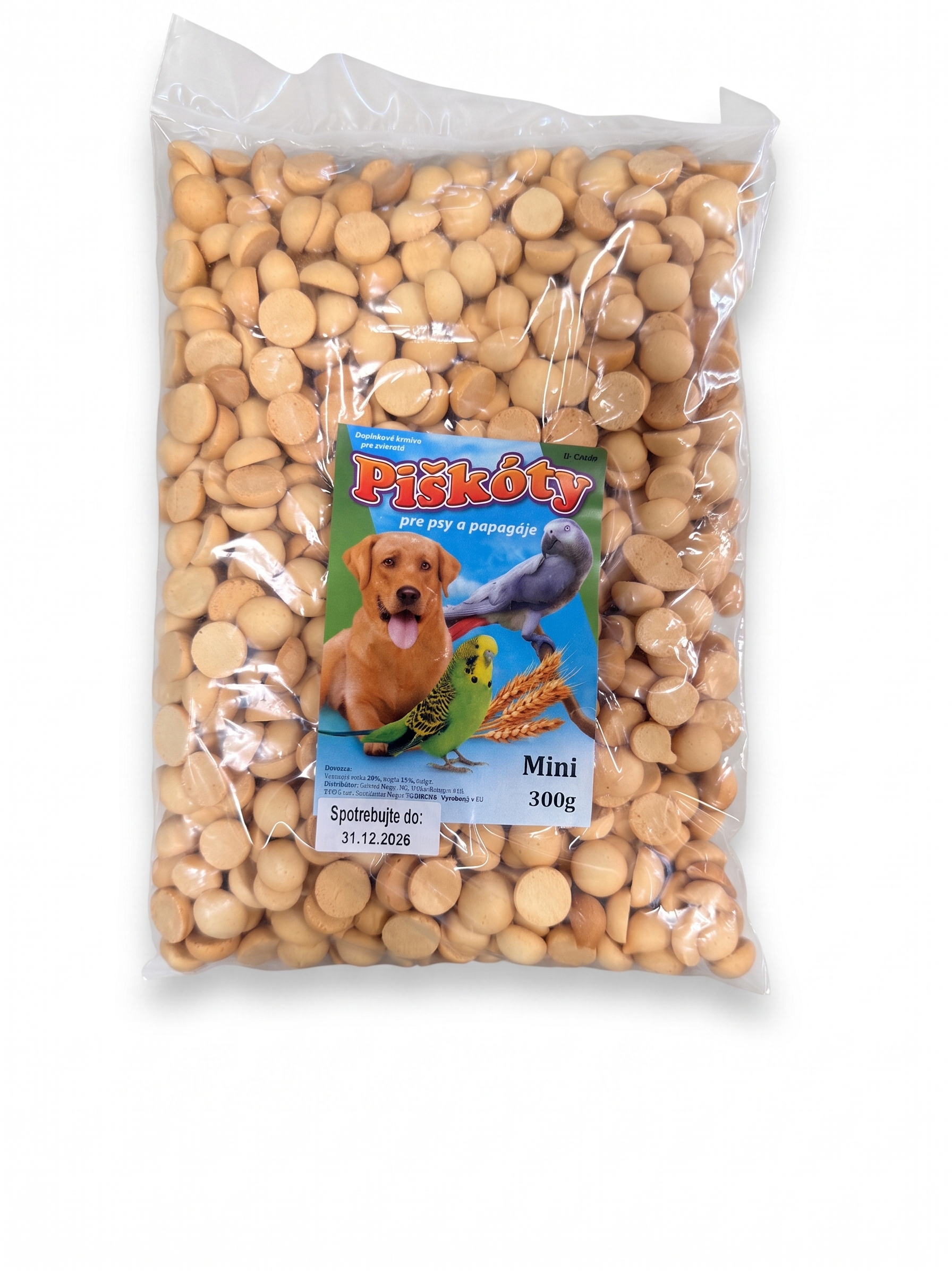 Piškóty Mini pre psy a papagáje 300 g
