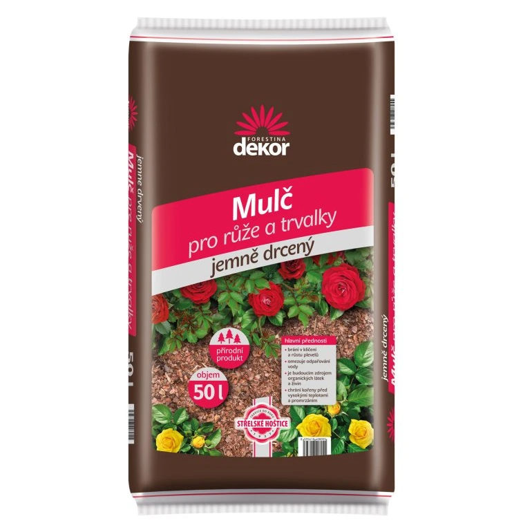 Mulčovacia kôra pre ruže a trvalky 50l FORESTINA 48/p