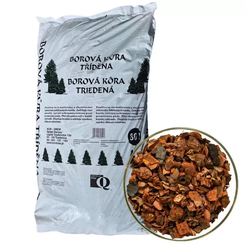 Mulčovacia kôra BOROVICA 80l (50-100mm) EKO 42/P