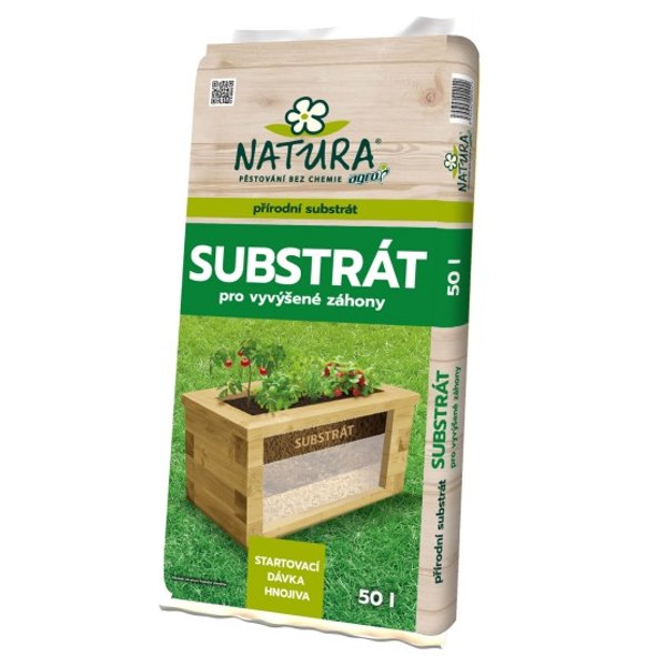 Substrát na vyvýšené záhony 50l NATURA 51/p