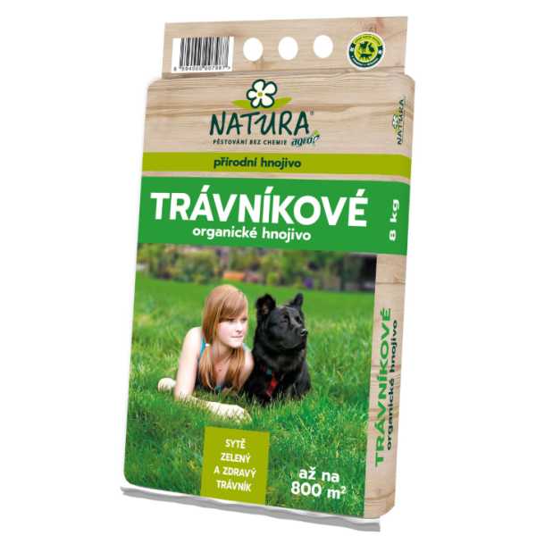 Trávnikové hnojivo 8kg NATURA 80/p
