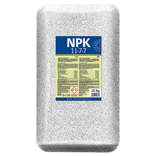 NPK 25kg 11-7-7 mineral FORESTINA 40/p