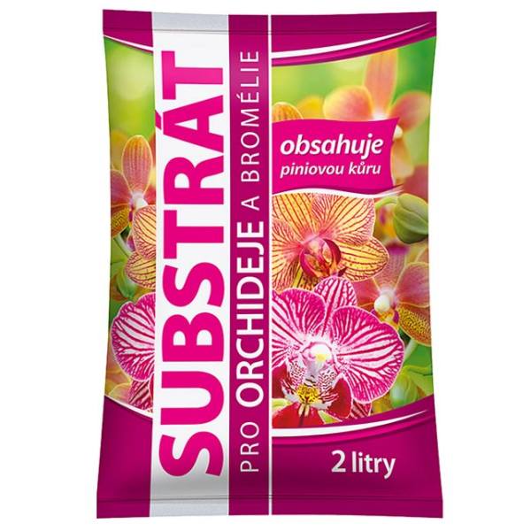 Substrát orchidea a bromélia 2l DISKONT 6ks/360p