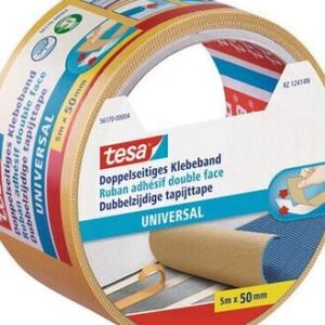Páska univerzálna obojstranná 5x50 biela TESA