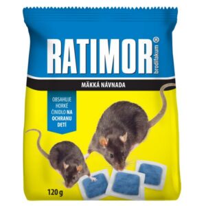 Myši mäkká návnada 120g RATIMOR 40/k