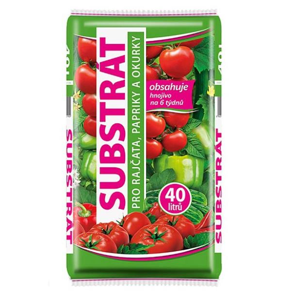 Substrát rajčiaky, papriky, uhorky 40l DISKONT 51/p *