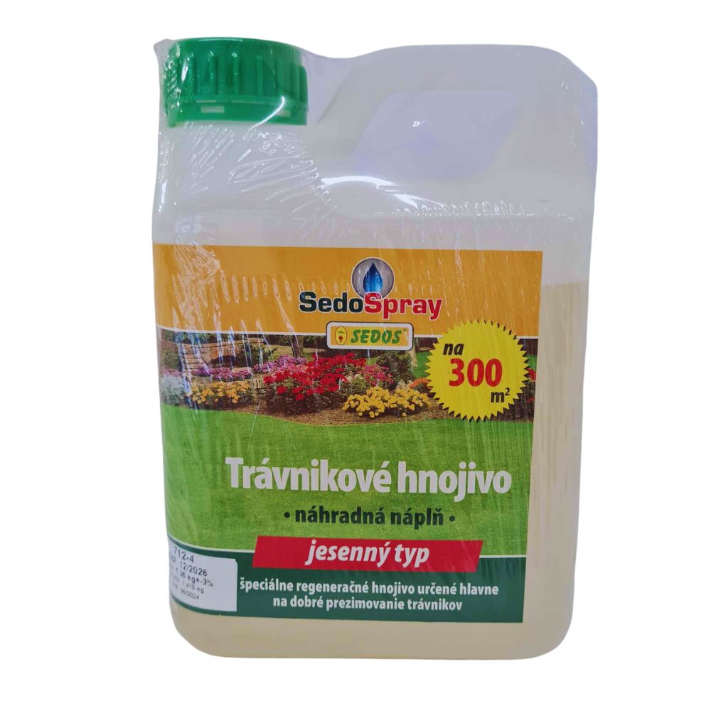 SedoSpray trávnik 950ml náhradná náplň typ jeseň