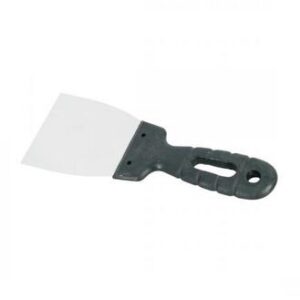 Špachtľa nerezová 100mm, PVC rúčka