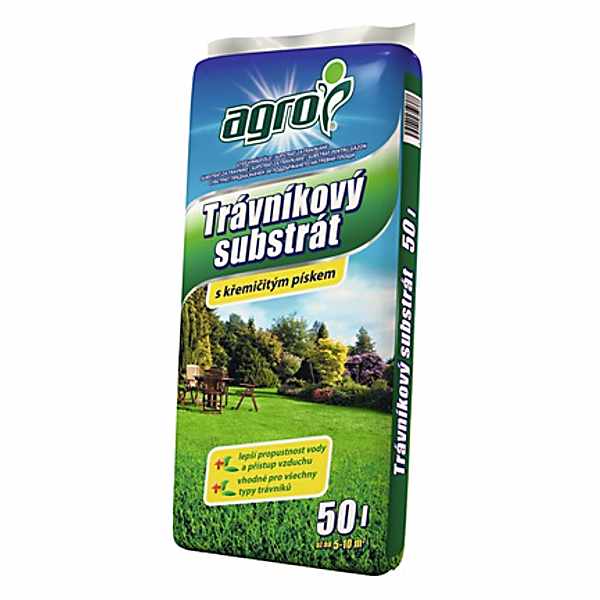 Substrát trávnikový 50l AGRO CS 51/p