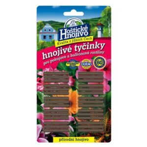 Tyčinkové hnojivo HOŠTICKÉ balkónové a izbové rastliny 10/k