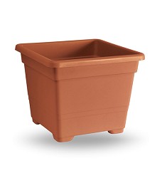 Kvetináč Quadrato 32x32cm Terracotta