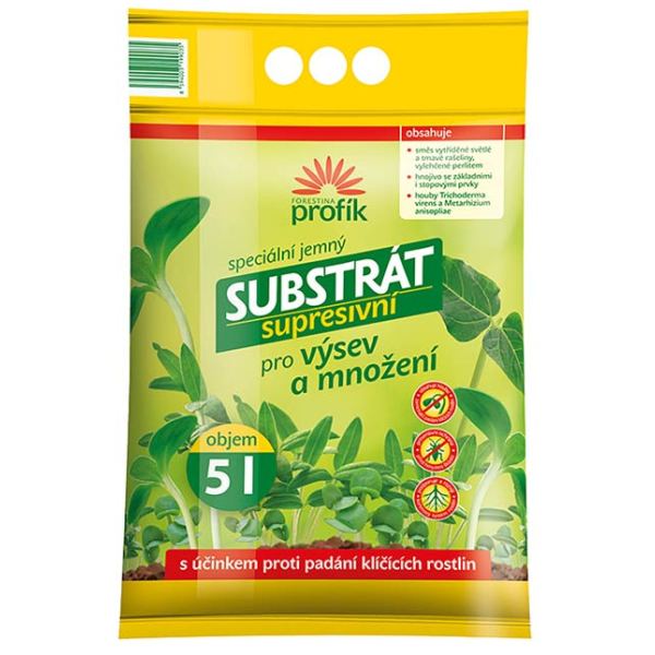Substrát výsev 5l SUPRESÍVNY FORESTINA 180/p