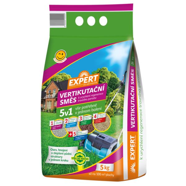 Trávnikové hnojivo EXPERT VERTIKUTAČNÁ ZMES 5kg 150/p