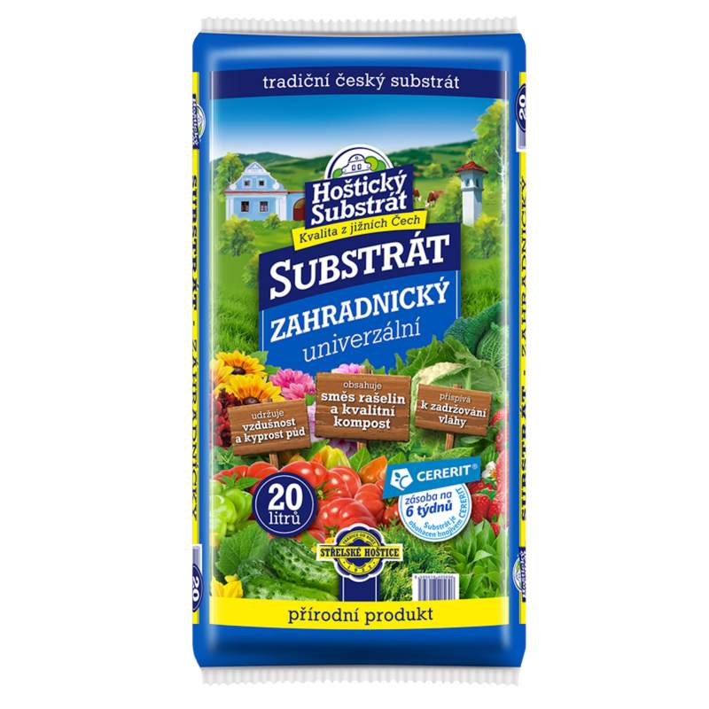 Substrát záhradnícky 20l HOŠTICKÝ 120/p