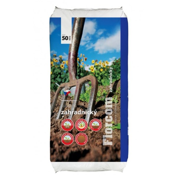 Substrát záhradnícky 50l FLORCOM 51/p