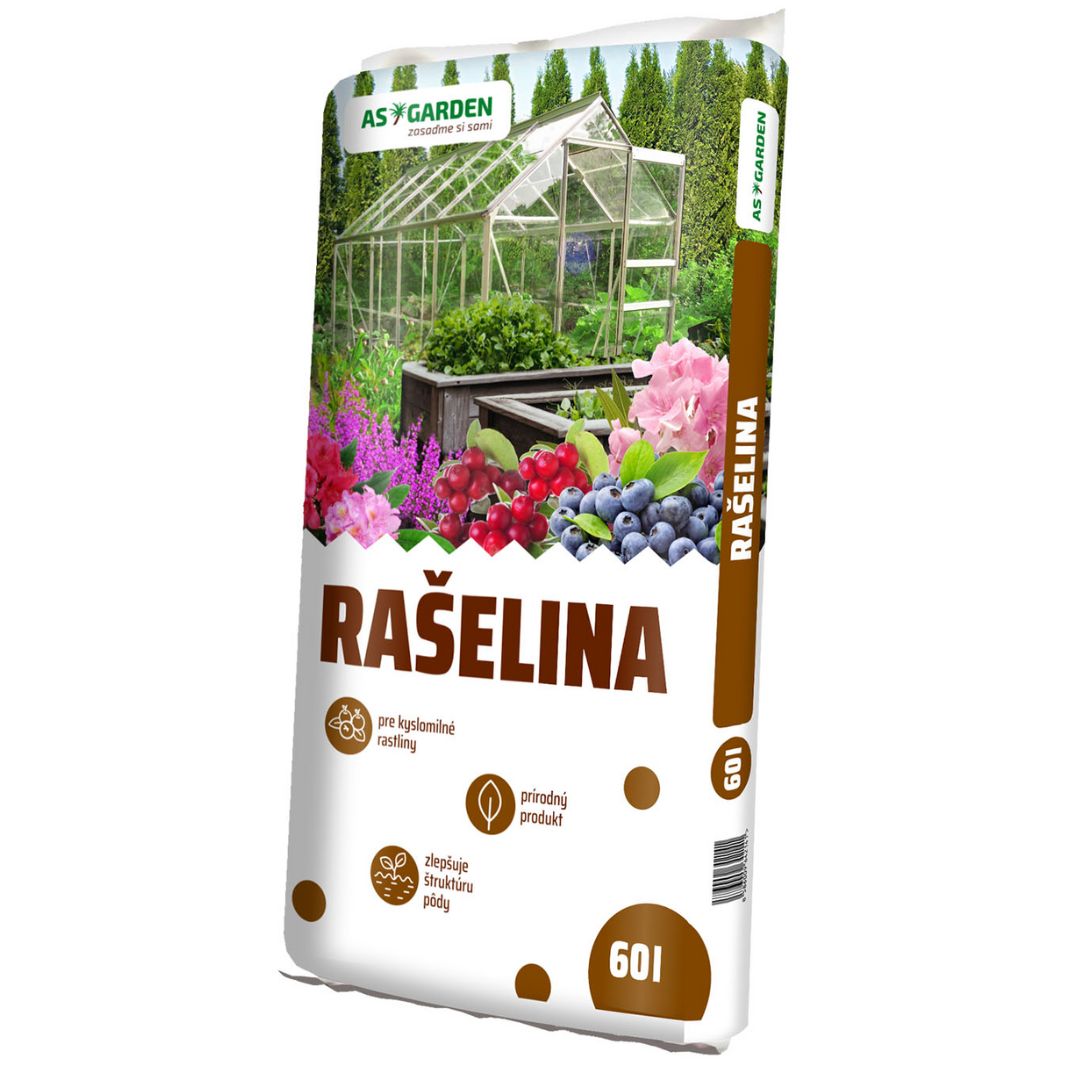 Rašelina 60l pH 3,5-5 AS GARDEN 45/P