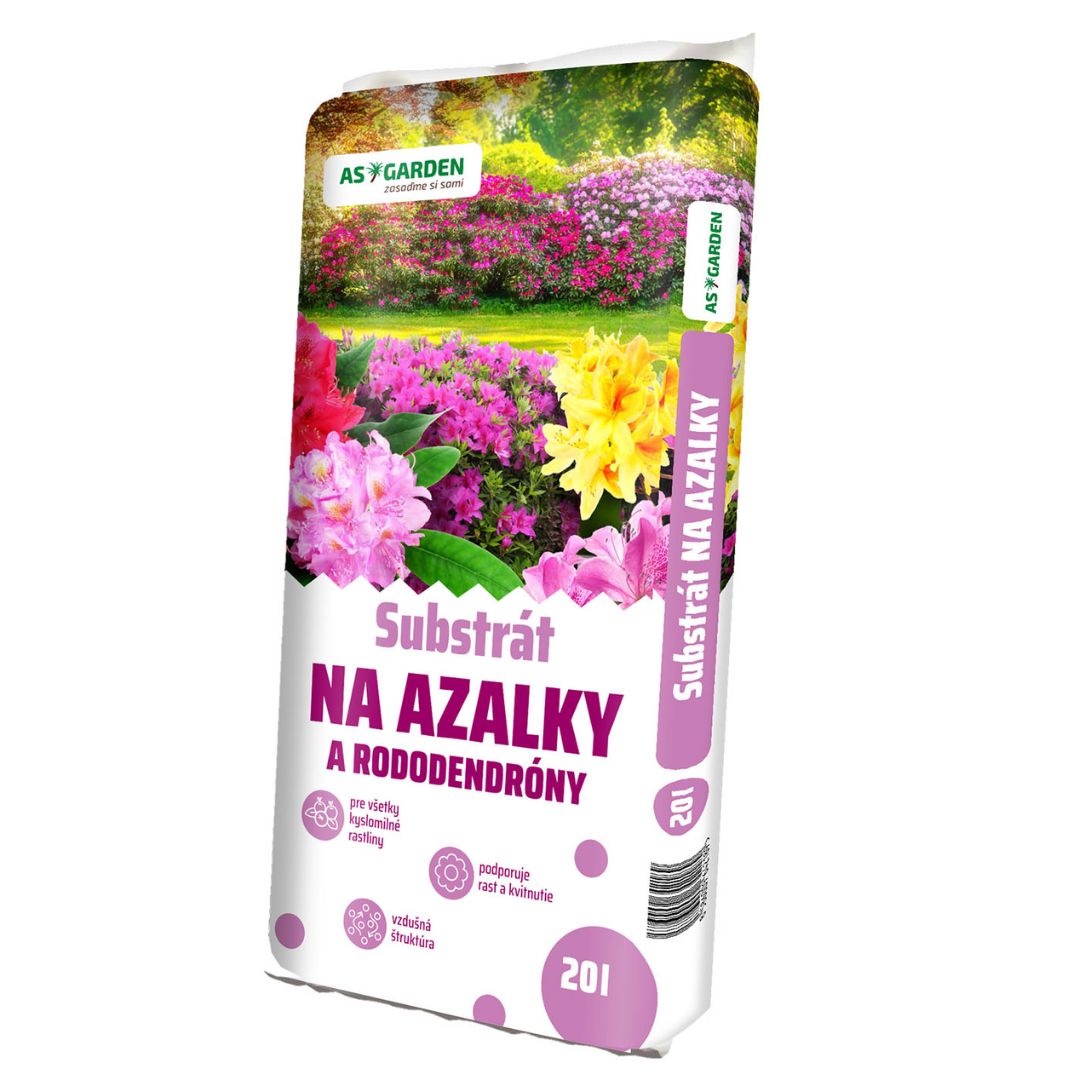 Substrát rododendróny a azalky 20l AS GARDEN 120/p