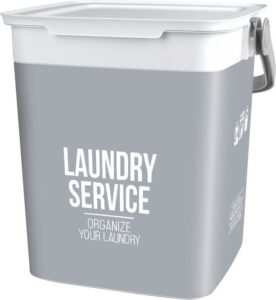 Kôš KIS Chic Laundry Bag, sivý, 23×25,5×25 cm, na prádlo a bielizeň