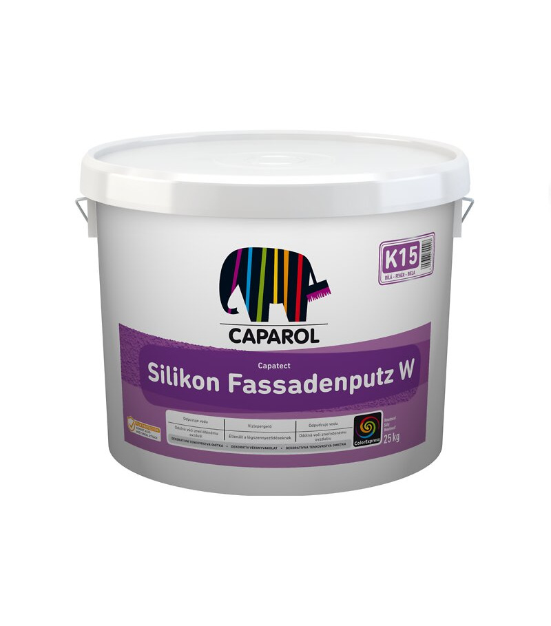 Caparol Capatect Fassadenputz W R20 24,3kg báza Transparent - silikónová ryhovaná omietka