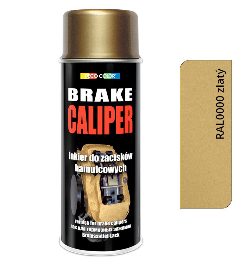 Deco color Brake caliper - Lak na brzdy RAL 0000 zlatý 400ml