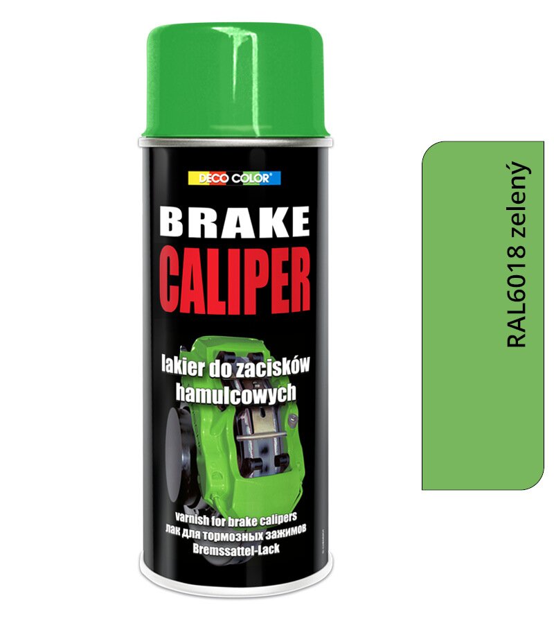 Deco color Brake caliper - Lak na brzdy RAL 6018 zelený svetlý 400ml
