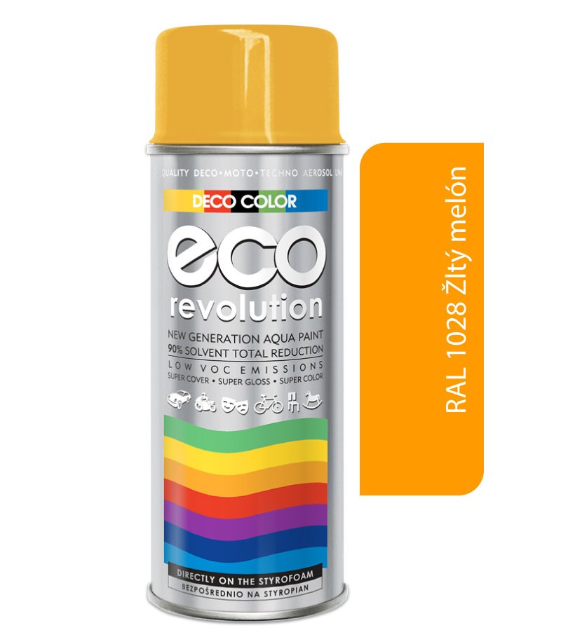 Deco color Eco Revolution - RAL 1028 žltý melón 400ml