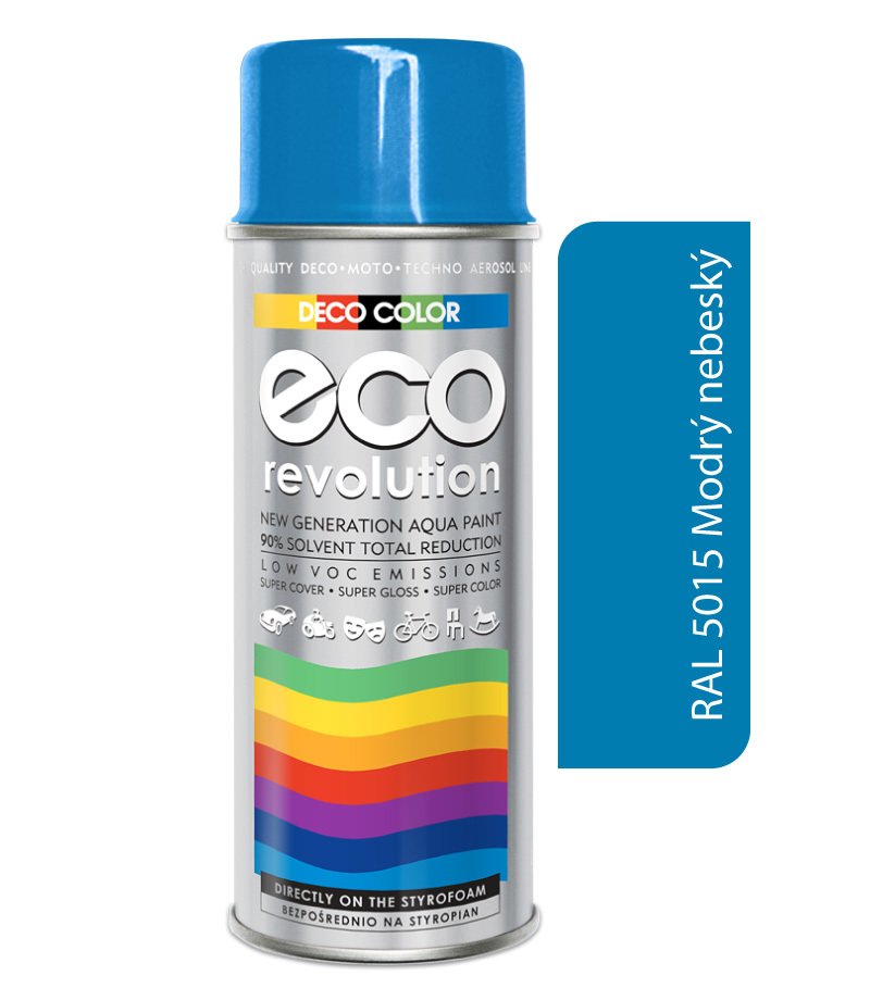 Deco color Eco Revolution - RAL 5015 modrý nebeský 400ml