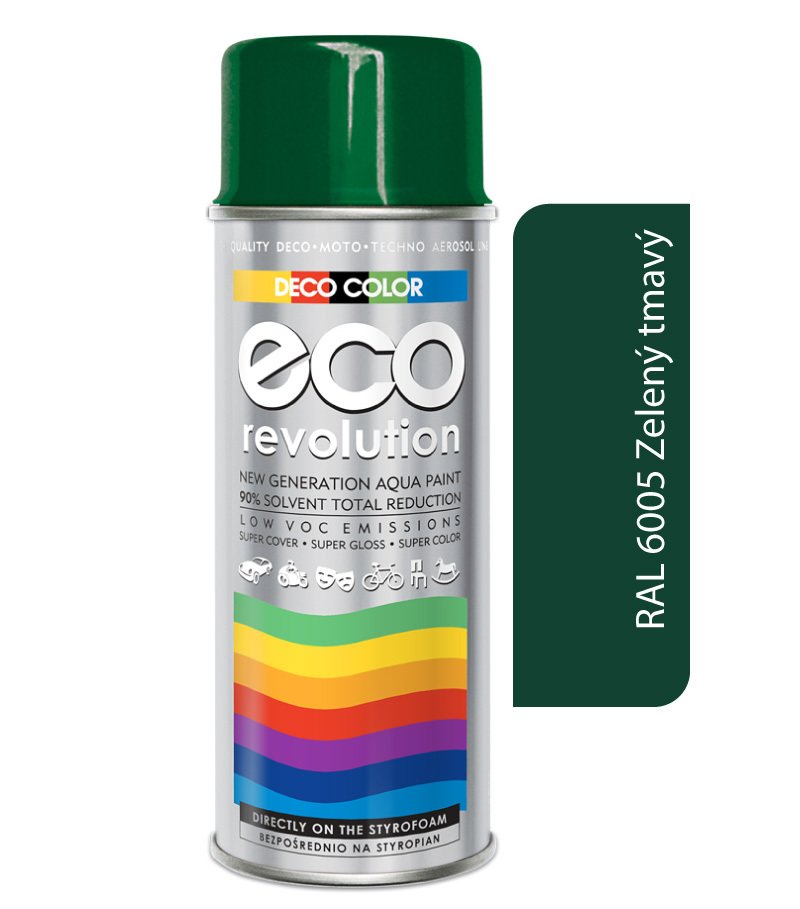 Deco color Eco Revolution - RAL 6005 zelený tmavý 400ml