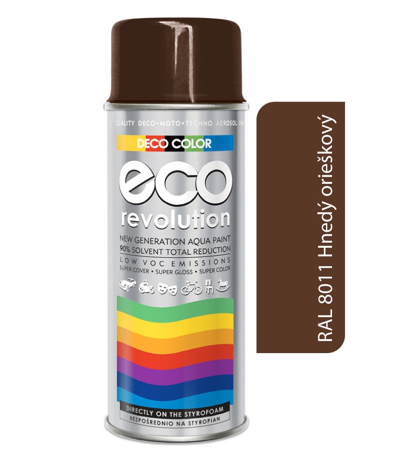 Deco color Eco Revolution - RAL 8011 hnedý orieškový 400ml
