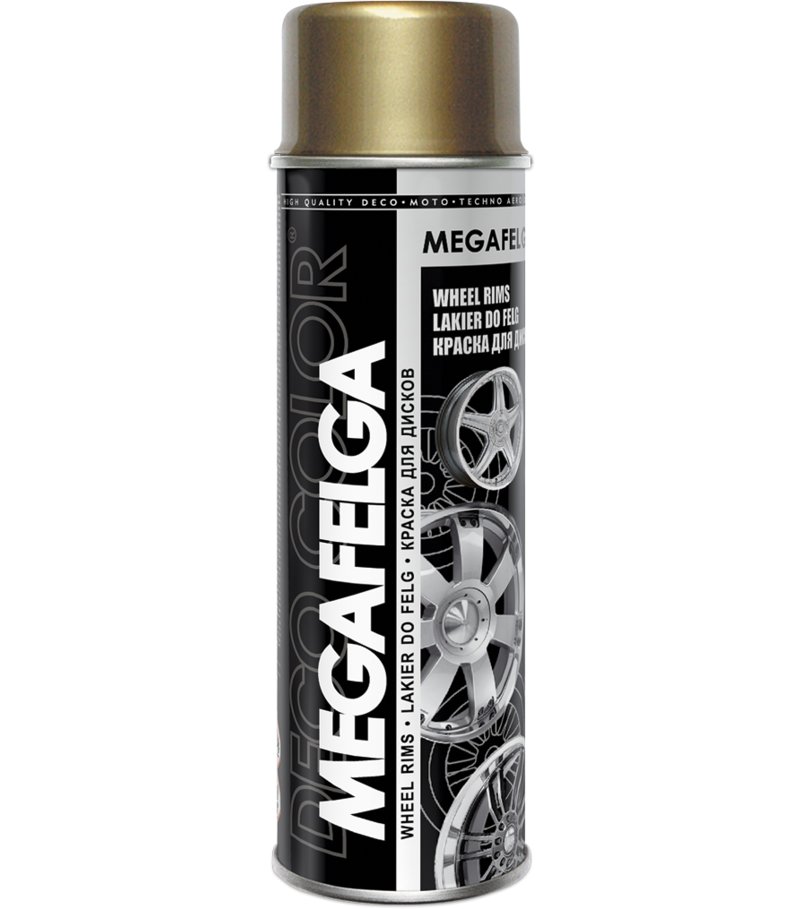 Deco color Megafelga - Akryl na disky RAL 0000 zlatý 500ml