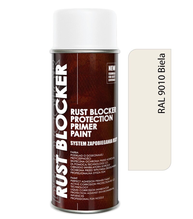 Deco color Rust Blocker 4v1 biela RAL 9010 - priamo na hrdzu 400ml